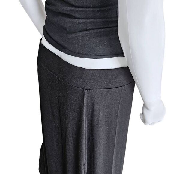 minimalist goth maxi skirt - Picture 4 of 5